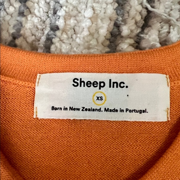 Sheep Inc The Ultra Light Orange Short Sleeve Women's Tee - Picture 6 of 11
